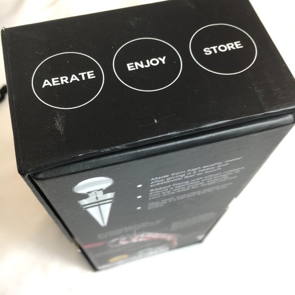 BAR GIANT Wine Aerator Pourer And Stoppe NWT - Picture 6 of 12